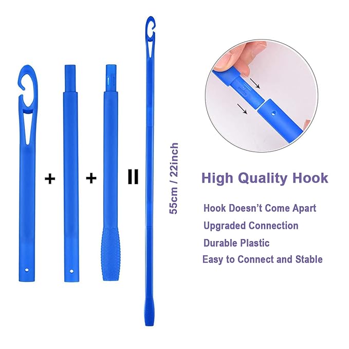 Heatless Spiral Hair Curlers for Long Hair - Heatless Curls Overnight 22inch Magic Magic Hair Rollers No Heat Curlers